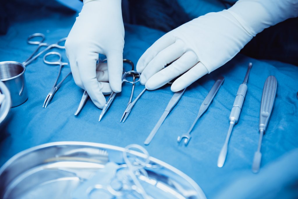 Umbilical hernia laparoscopic surgery
