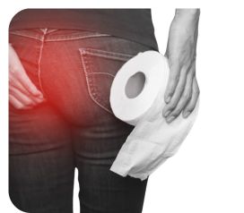 Αίμα στο χαρτί τουαλέτας